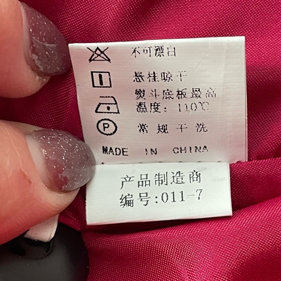 Pink button-up long jacket - Picture 6 of 6